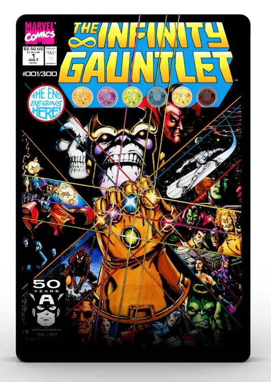 Marvel Original Comic Series The Infinity Gauntlet Vol. 1 Gem Card
