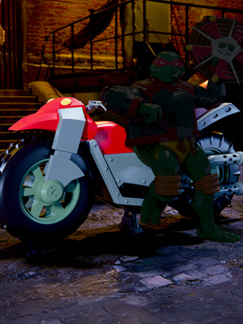 Teenage Mutant Ninja Turtles ULTIMATES! Shell Cycle (2003 Animated Series) Vehicle Gallery Image 2
