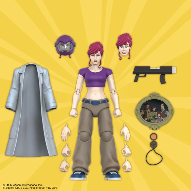Teenage Mutant Ninja Turtles ULTIMATES! April O'Neil (2003 Animated Series) Action Figure Gallery Image 4