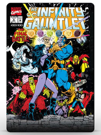 Marvel Original Comic Series The Infinity Gauntlet Vol. 6 Gem Card
