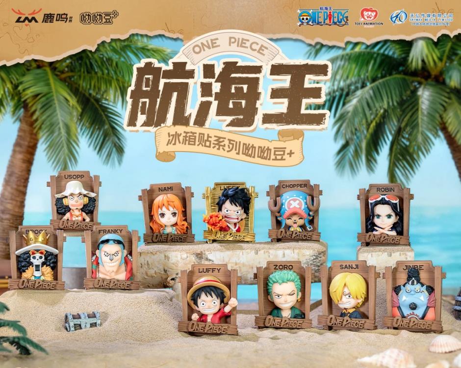 One Piece YoYo Bean+ Wanted Poster Box of 10 Random Magnets