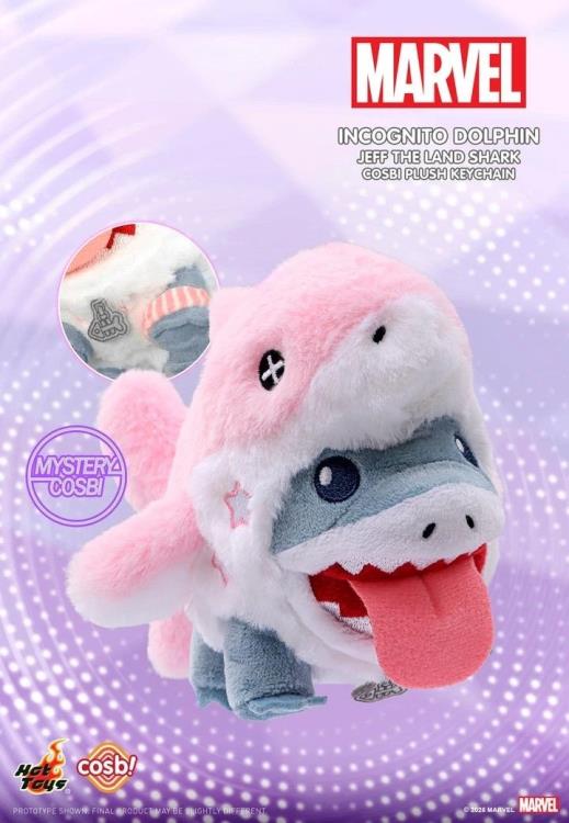 Marvel Comics Cosbi Jeff the Land Shark Box of 6 Random Plush Keychains Gallery Image 10