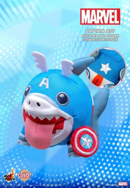 Marvel Comics Cosbi Jeff the Land Shark Box of 6 Random Plush Keychains Gallery Image 7