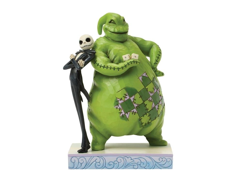 The Nightmare Before Christmas Jack and Oogie Back-to-Back Figurine (Jim Shore) Gallery Image 1