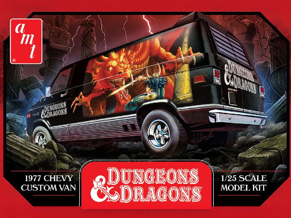 Dungeons & Dragons 1974 Chevy Custom Van 1/25 Scale Model Kit