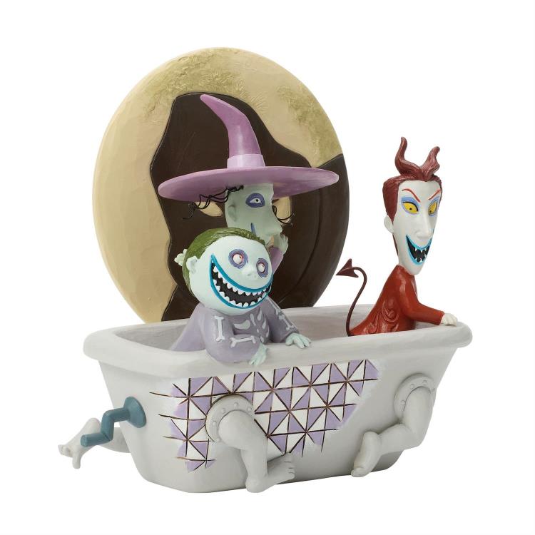 The Nightmare Before Christmas Lock, Shock, and Barrel in Tub Figurine (Jim Shore) Gallery Image 4