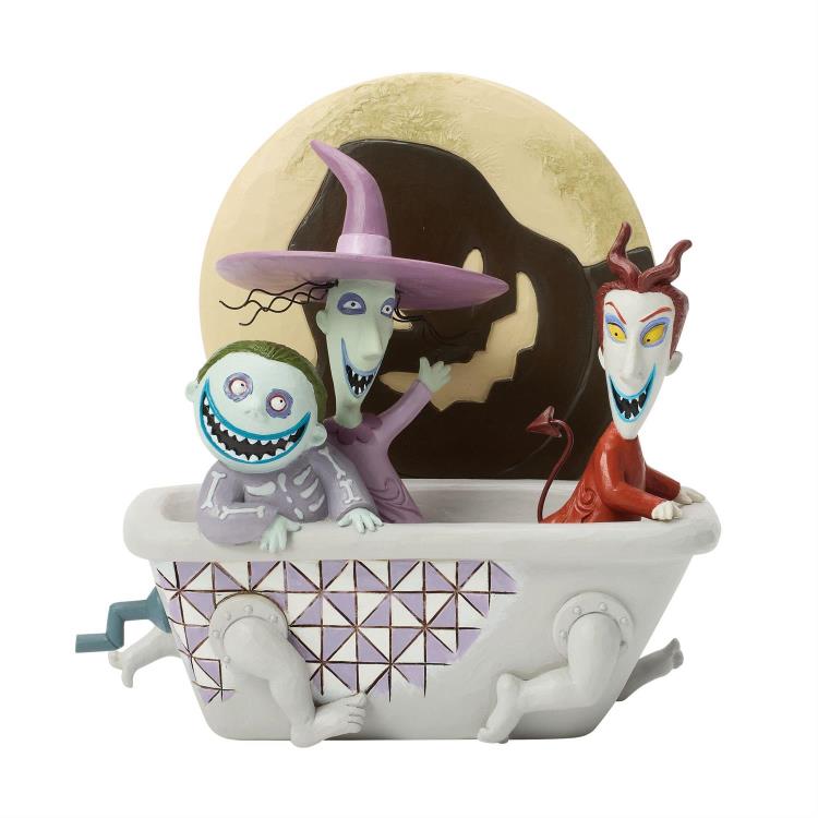 The Nightmare Before Christmas Lock, Shock, and Barrel in Tub Figurine (Jim Shore) Gallery Image 3
