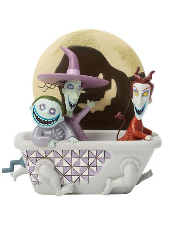 The Nightmare Before Christmas Lock, Shock, and Barrel in Tub Figurine (Jim Shore) Gallery Image 2