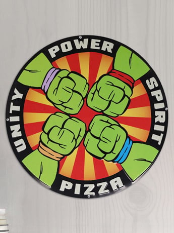 Teenage Mutant Ninja Turtles Pizza Power Tin Sign Gallery Image 2