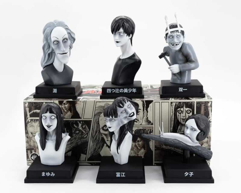 Junji Ito’s Kaikibako Wave 1 Boxed Set of 6 Bust Figures (Reissue) Gallery Image 3