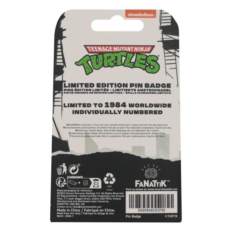 Teenage Mutant Ninja Turtles 40th Anniversary Limited Edition Pin Badge Gallery Image 8