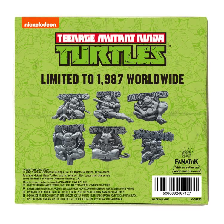 Teenage Mutant Ninja Turtles Limited Edition Set of 6 Pin Badges Gallery Image 7