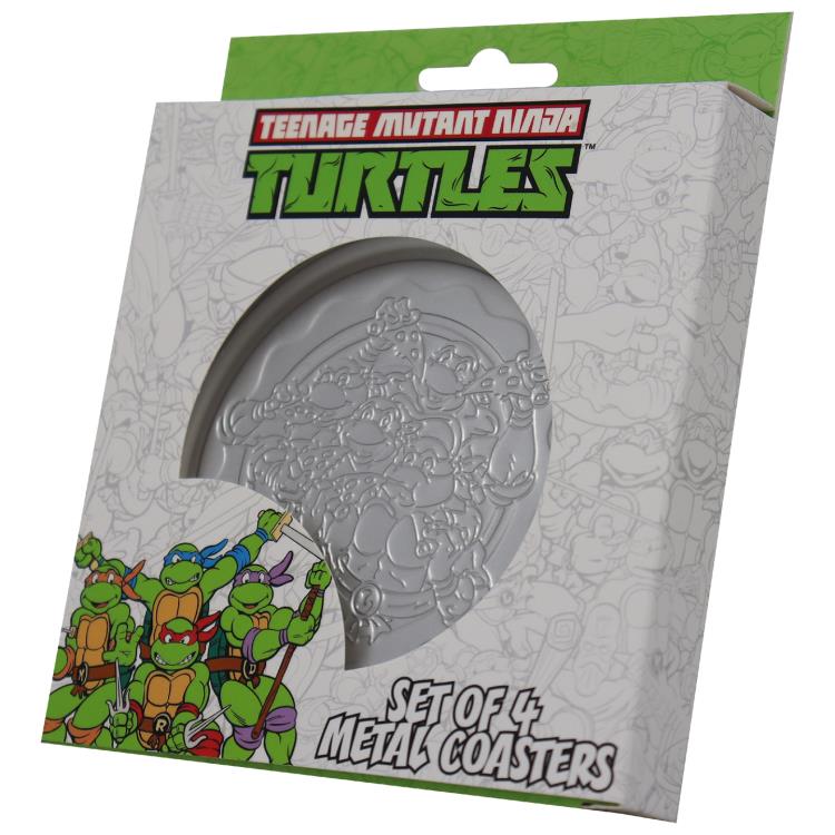 Teenage Mutant Ninja Turtles Set of 4 Embossed Metal Coasters Gallery Image 7