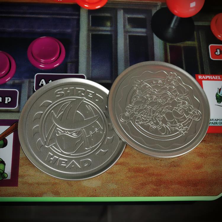 Teenage Mutant Ninja Turtles Set of 4 Embossed Metal Coasters Gallery Image 3