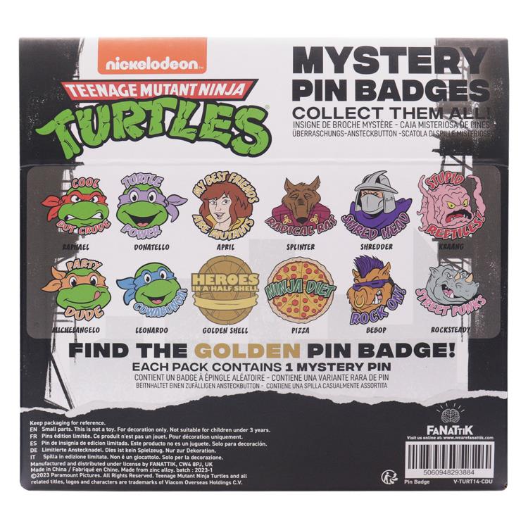 Teenage Mutant Ninja Turtles Box of 12 Random Mystery Pin Badges Gallery Image 23