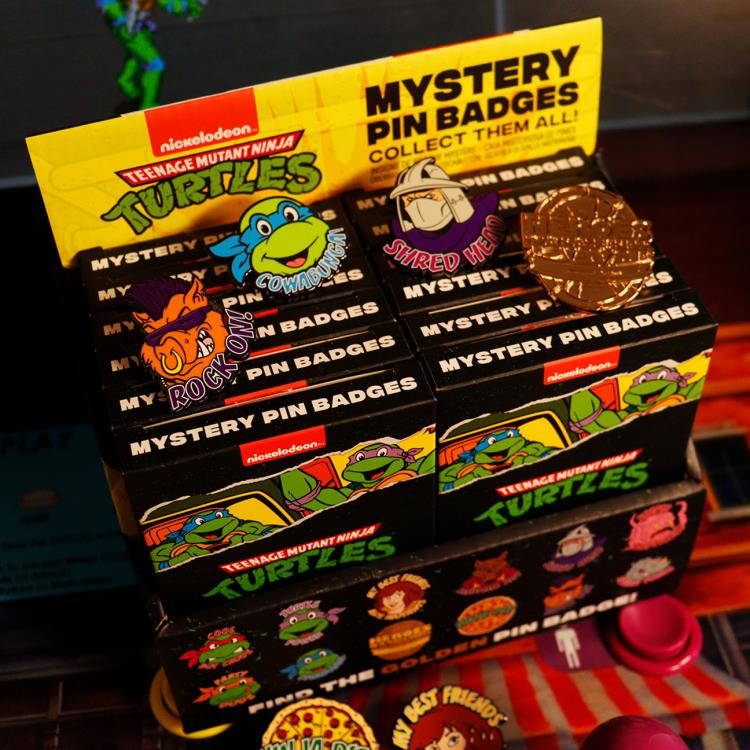 Teenage Mutant Ninja Turtles Box of 12 Random Mystery Pin Badges Gallery Image 7