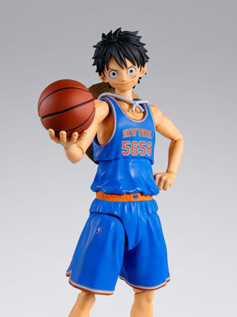 ONE PIECE×NBA ニューヨーク・ニックス フィギュア knicks One Piece x NBA S.H.Figuarts Monkey D. Luffy (New York Knicks