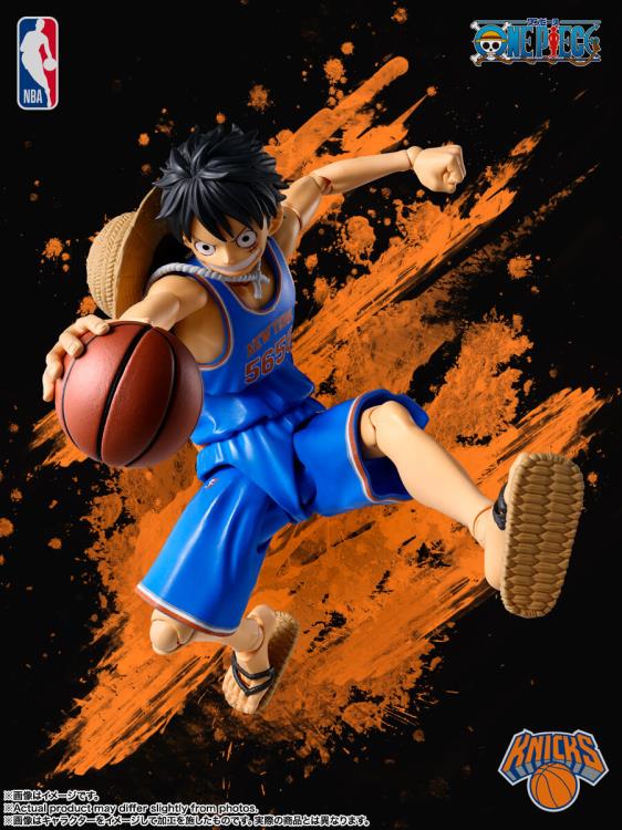 One Piece x NBA S.H.Figuarts Monkey D. Luffy (New York Knicks