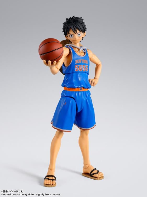 ONE PIECE NBA KNICKS ニューヨーク ニックス ルフィ One Piece x NBA S.H.Figuarts Monkey D. Luffy (New York Knicks
