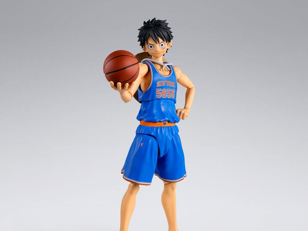 nbaフィギュア One Piece x NBA S.H.Figuarts Monkey D. Luffy (New York Knicks