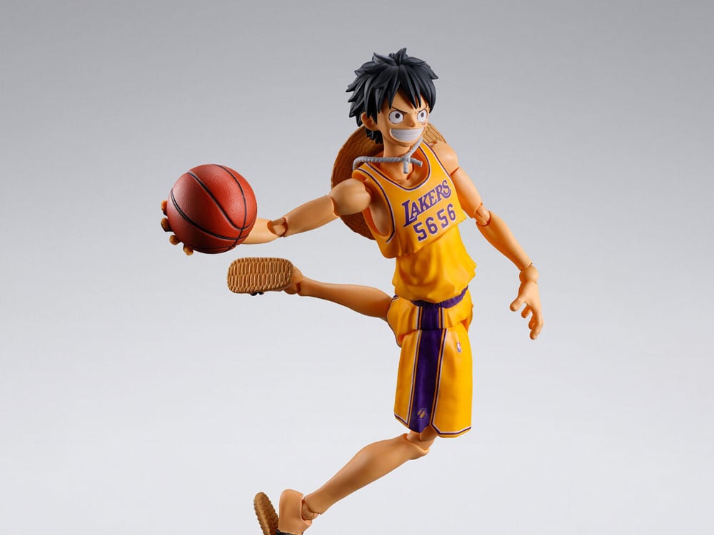 One Piece x NBA S.H.Figuarts Monkey D. Luffy (Los Angeles Lakers