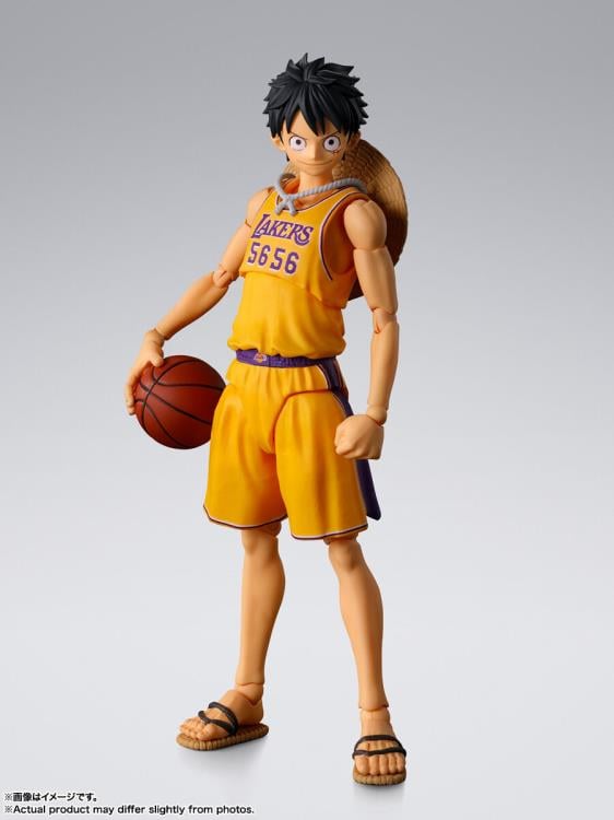 One Piece x NBA S.H.Figuarts Monkey D. Luffy (Los Angeles Lakers