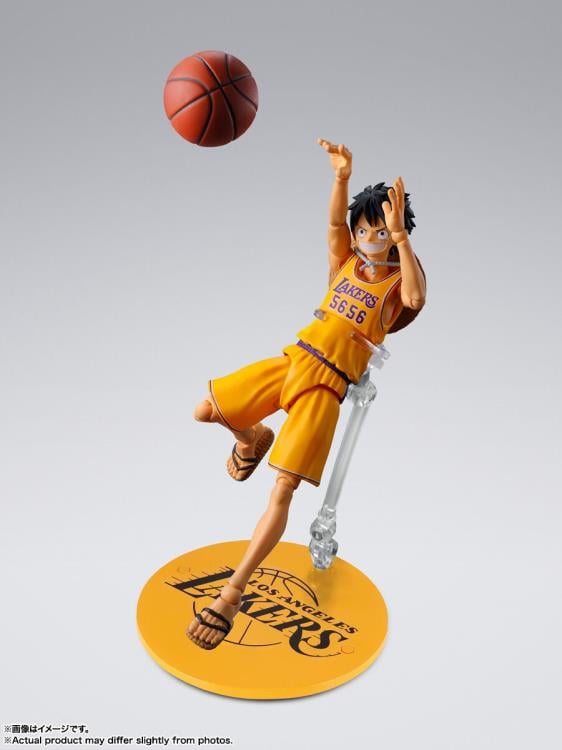 One Piece x NBA S.H.Figuarts Monkey D. Luffy (Los Angeles Lakers