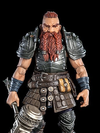 Mythic Legions: The Roleplaying Game Dwarf Fighter (Base Player