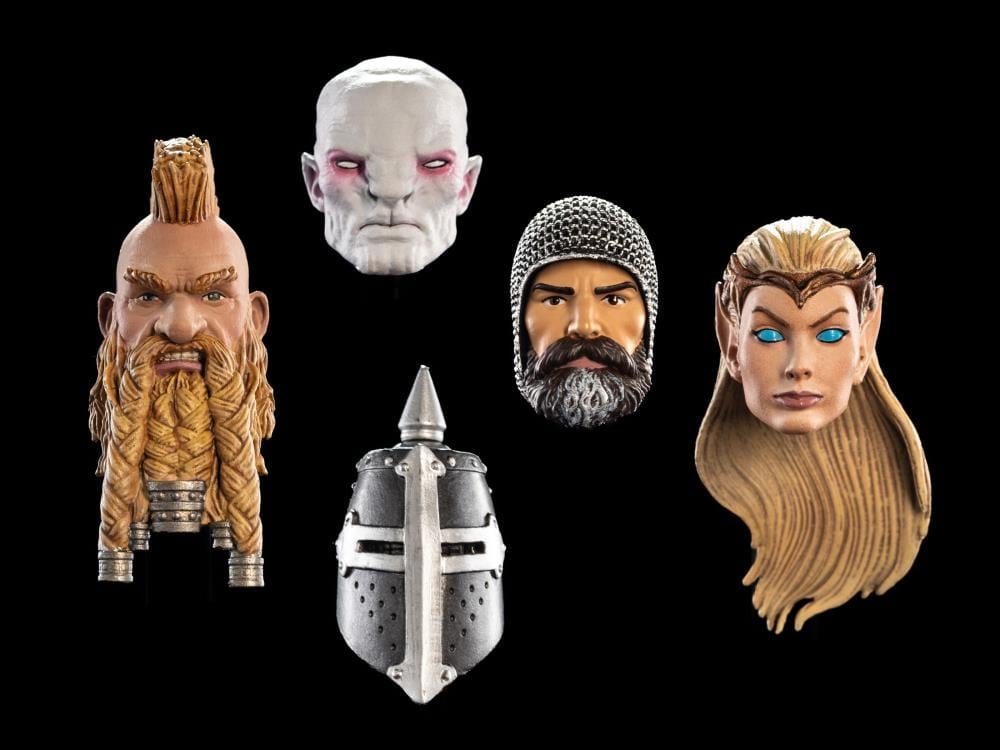 Mythic Legions: The Roleplaying Game Set of 5 Heads Pack Gallery Image 3