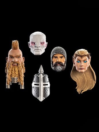 Mythic Legions: The Roleplaying Game Set of 5 Heads Pack