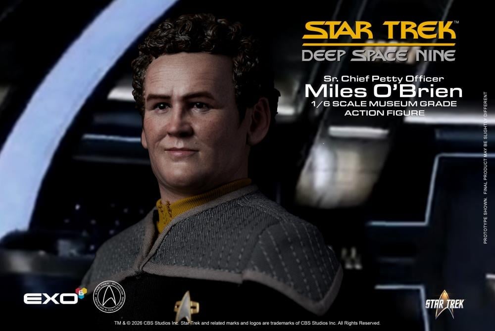 Star Trek: Deep Space Nine Sr. Chief Petty Officer Miles O’Brien 1/6 Scale Action Figure Gallery Image 4