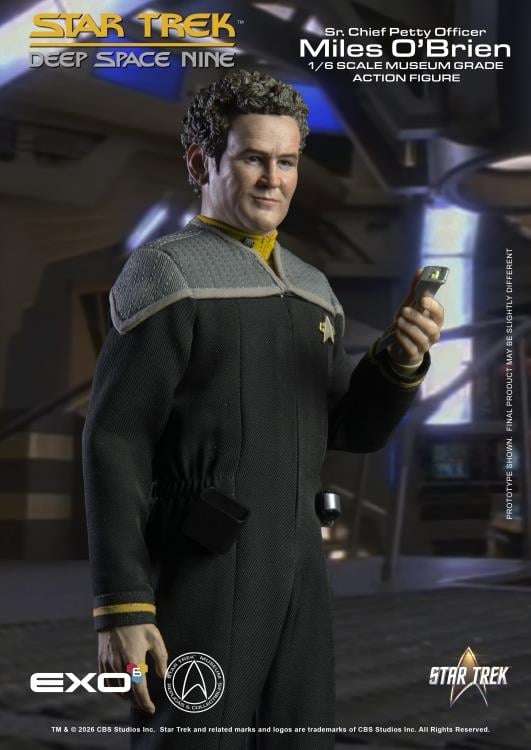 Star Trek: Deep Space Nine Sr. Chief Petty Officer Miles O’Brien 1/6 Scale Action Figure Gallery Image 8