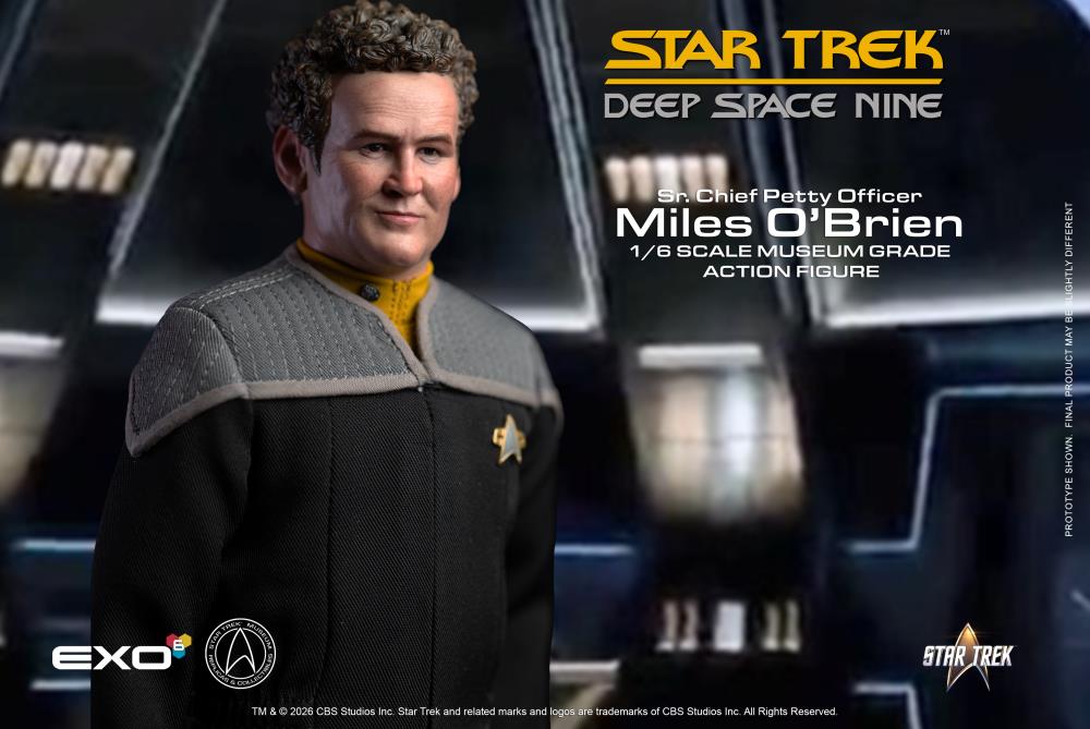 Star Trek: Deep Space Nine Sr. Chief Petty Officer Miles O’Brien 1/6 Scale Action Figure Gallery Image 5