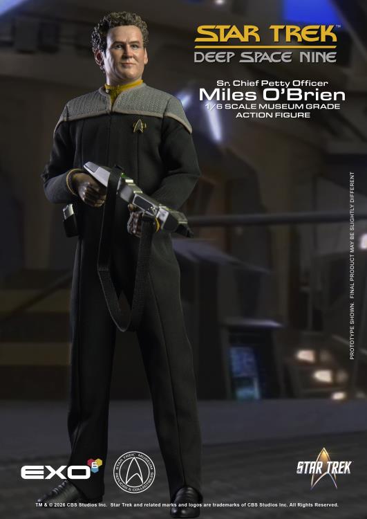Star Trek: Deep Space Nine Sr. Chief Petty Officer Miles O’Brien 1/6 Scale Action Figure Gallery Image 3