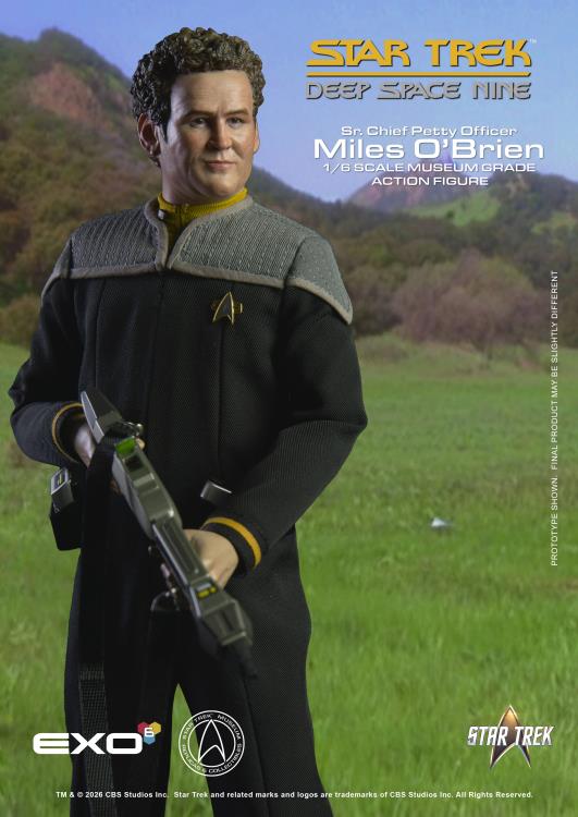 Star Trek: Deep Space Nine Sr. Chief Petty Officer Miles O’Brien 1/6 Scale Action Figure Gallery Image 10