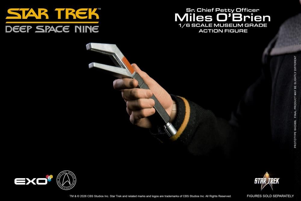 Star Trek: Deep Space Nine Sr. Chief Petty Officer Miles O’Brien 1/6 Scale Action Figure Gallery Image 9