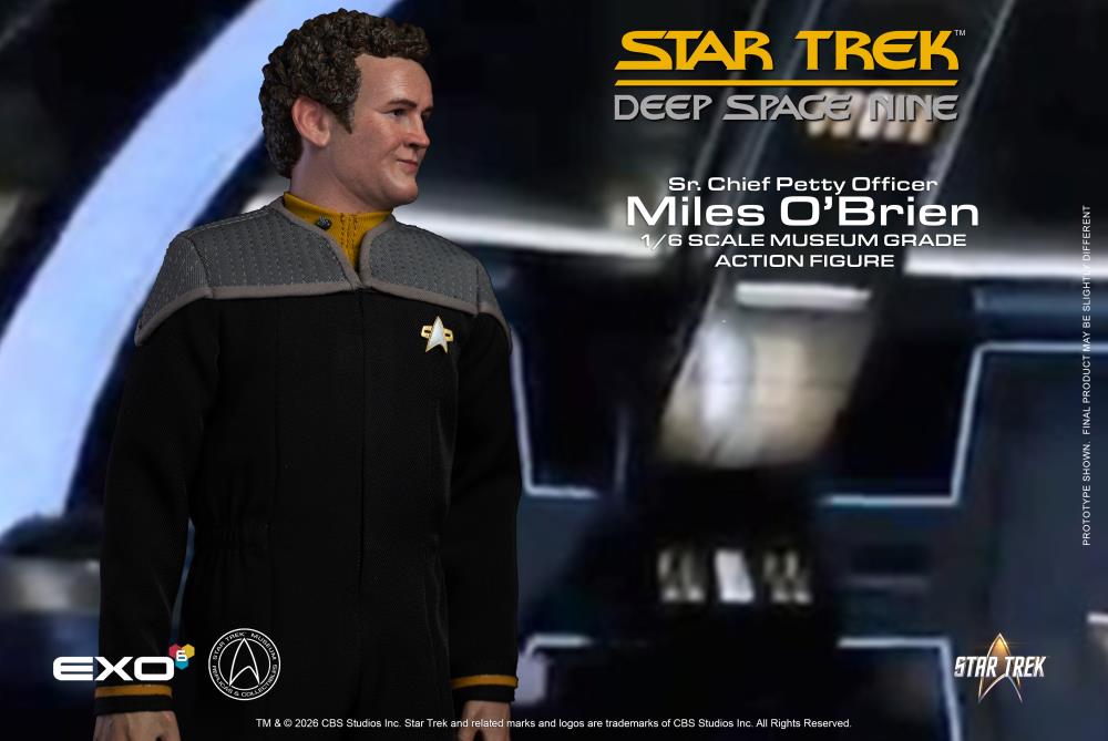 Star Trek: Deep Space Nine Sr. Chief Petty Officer Miles O’Brien 1/6 Scale Action Figure Gallery Image 6