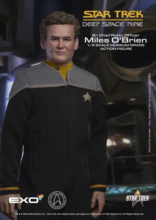 Star Trek: Deep Space Nine Sr. Chief Petty Officer Miles O’Brien 1/6 Scale Action Figure Gallery Image 7