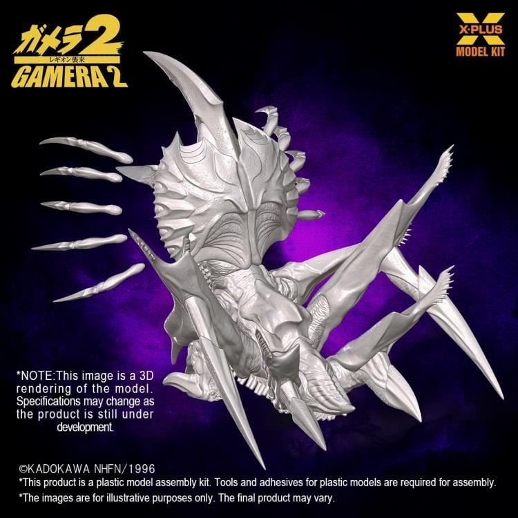 Gamera 2: Attack of Legion (1996) Legion 1/700 Scale Model Kit (Reissue) Gallery Image 12
