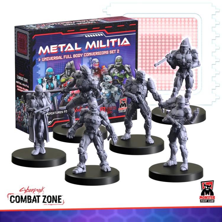 Cyberpunk RED: Combat Zone Metal Militia (Universal Full Body Conversion Set 2) Gallery Image 4