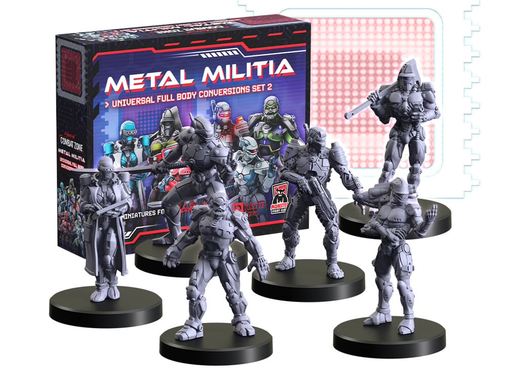 Cyberpunk RED: Combat Zone Metal Militia (Universal Full Body Conversion Set 2) Gallery Image 1