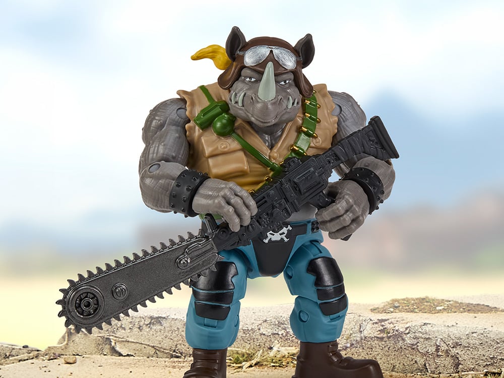 Teenage Mutant Ninja Turtles x G.I. Joe Rocksteady as Buzzer Action Figure Gallery Image 1