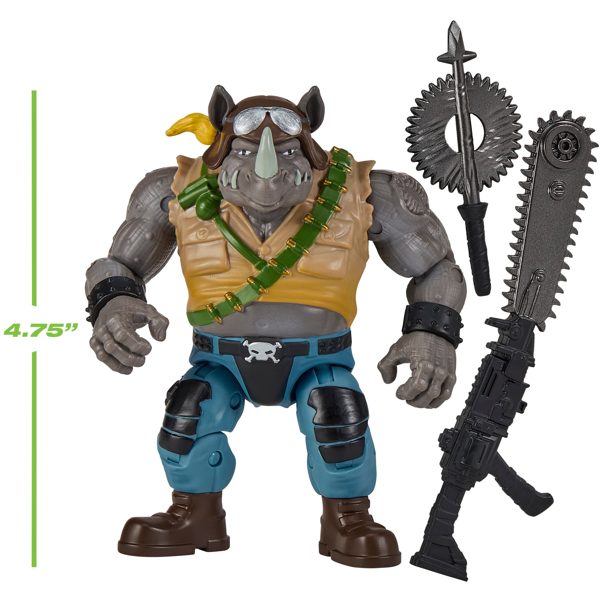 Teenage Mutant Ninja Turtles x G.I. Joe Rocksteady as Buzzer Action Figure Gallery Image 7