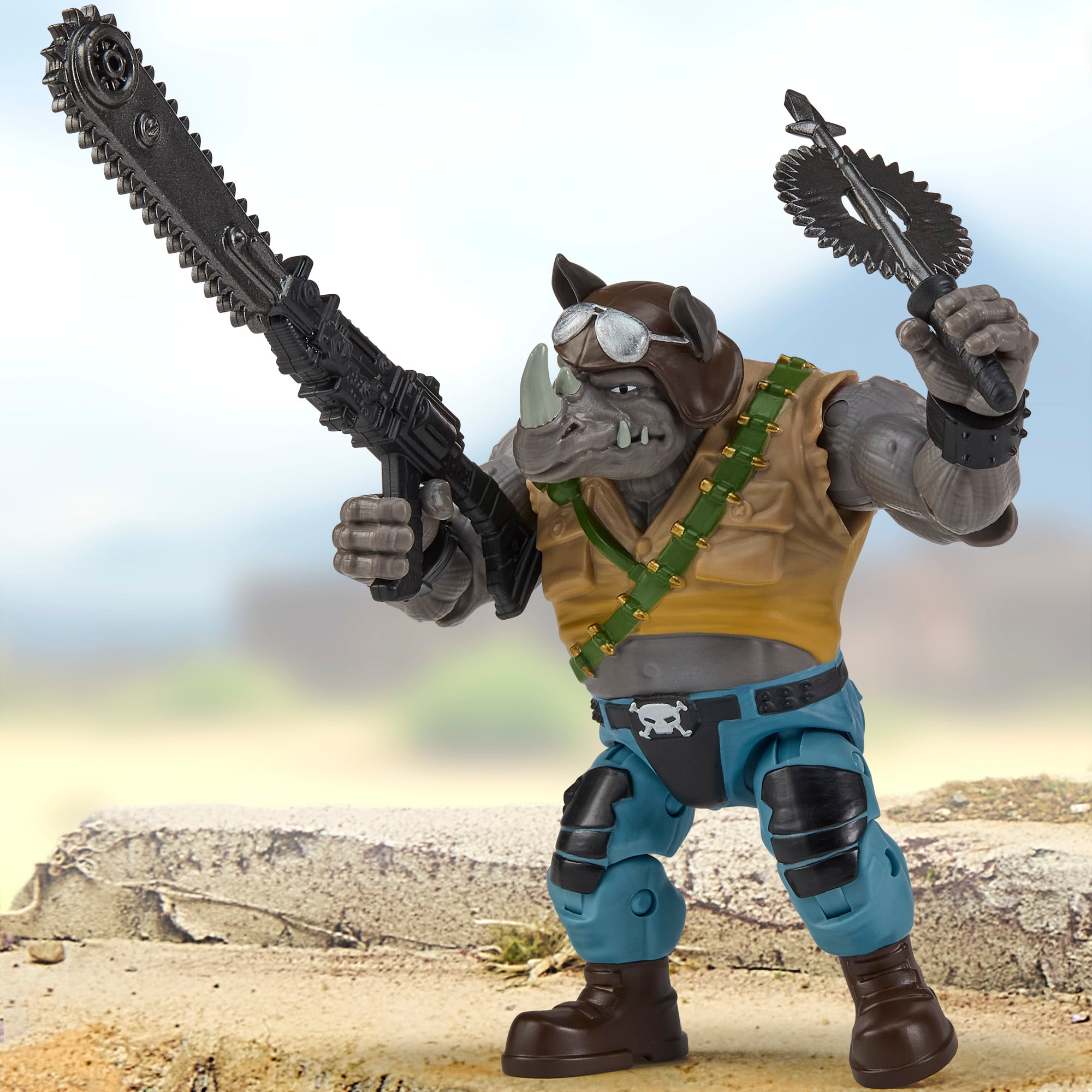 Teenage Mutant Ninja Turtles x G.I. Joe Rocksteady as Buzzer