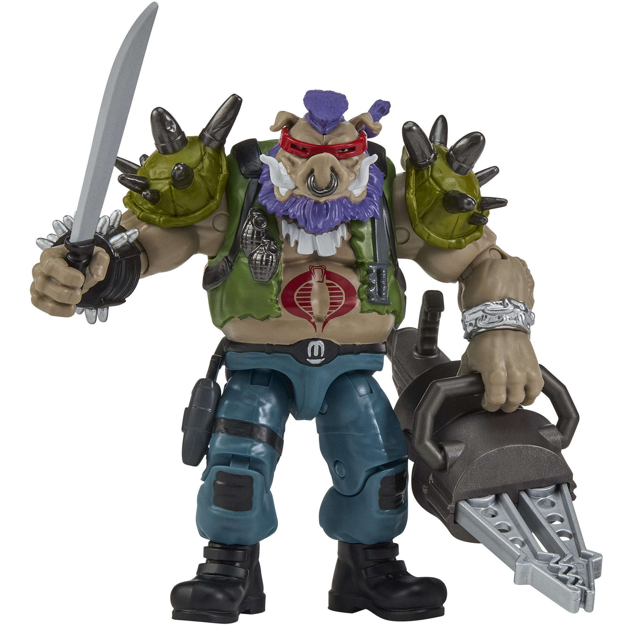 ミュータントタートルズTeenage Mutant Ninja Bebop Teenage Mutant Ninja Turtles x G.I. Joe Bebop as Ripper Action Figure