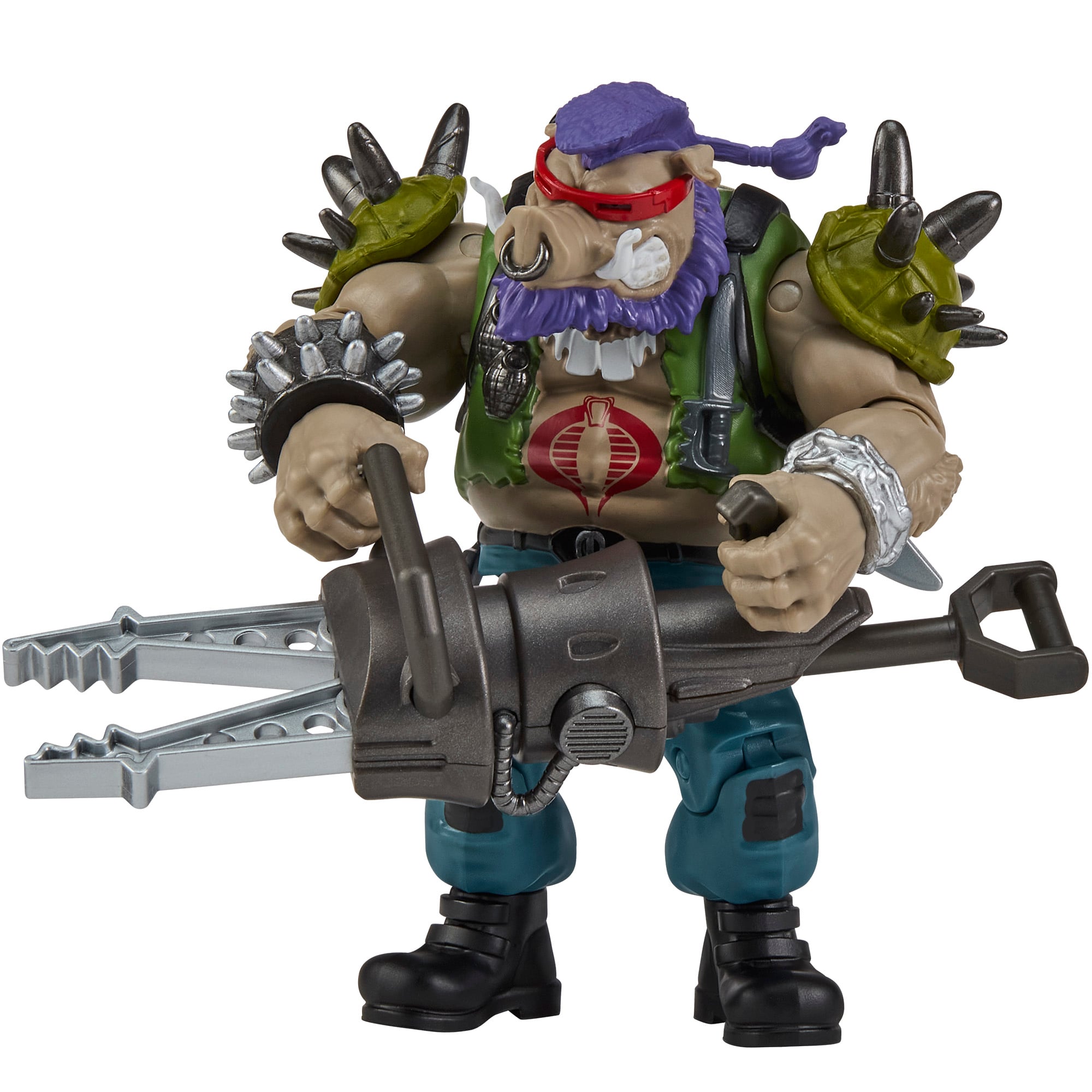 Teenage Mutant Ninja Turtles x G.I. Joe Bebop as Ripper Action Figure
