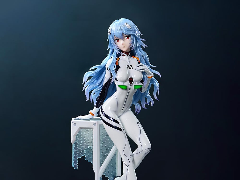 Rebuild of Evangelion Premium Masterline Rei Ayanami (Bonus Ver.) 1/4 Scale Statue Gallery Image 1