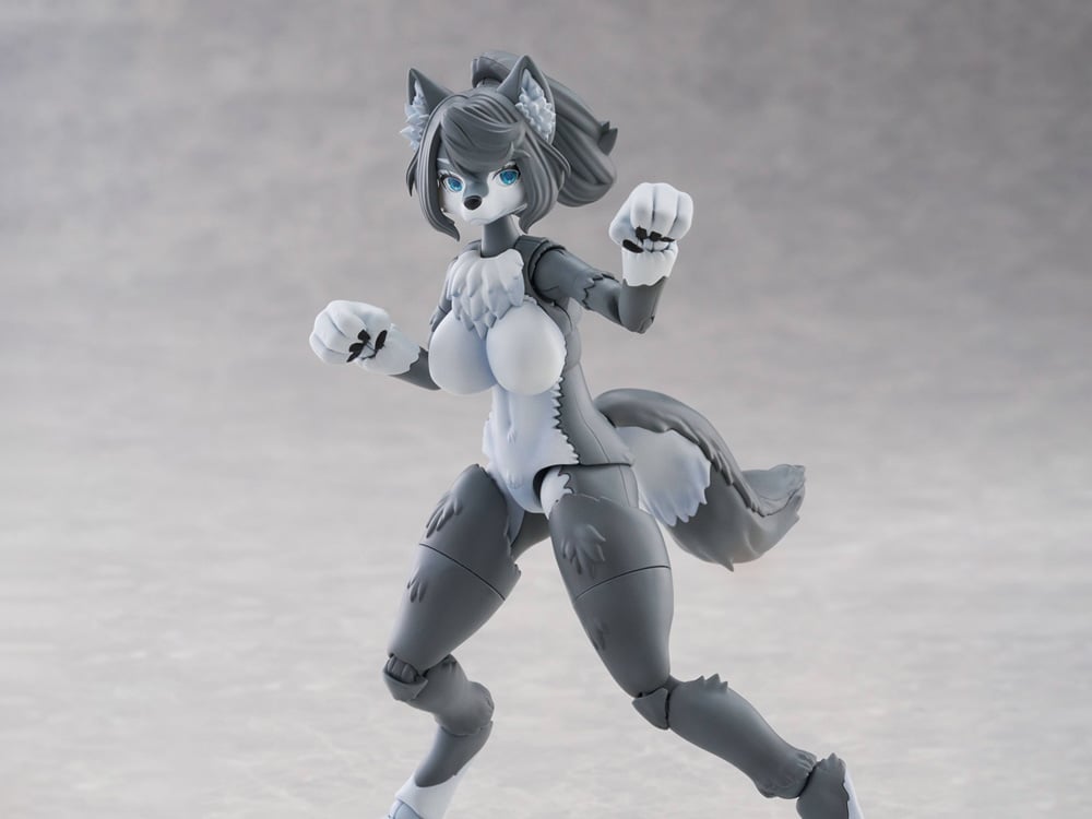 KemoPla Gray Wolf Model Kit