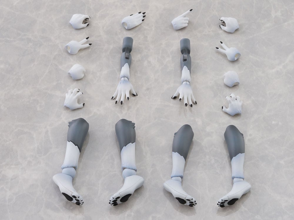 KemoPla Arm & Leg Gray Wolf Color Parts Set Gallery Image 6