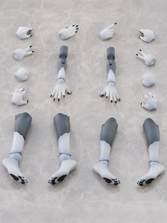 KemoPla Arm & Leg Gray Wolf Color Parts Set Gallery Image 2